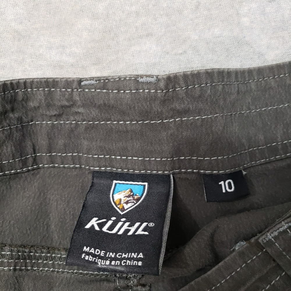 Kuhl Shorts Womens 10 Gray Cargo Pockets Outdoors Hiking Travel - Picture 6 of 11